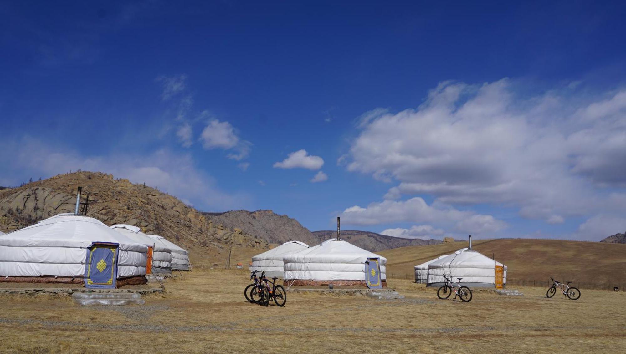 My Mongolia Eco Ger Camp Hotell Nalayh Eksteriør bilde